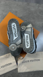 Louis Vuitton Grey Denim Trainers