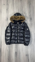 Moncler Black Morel With Fur