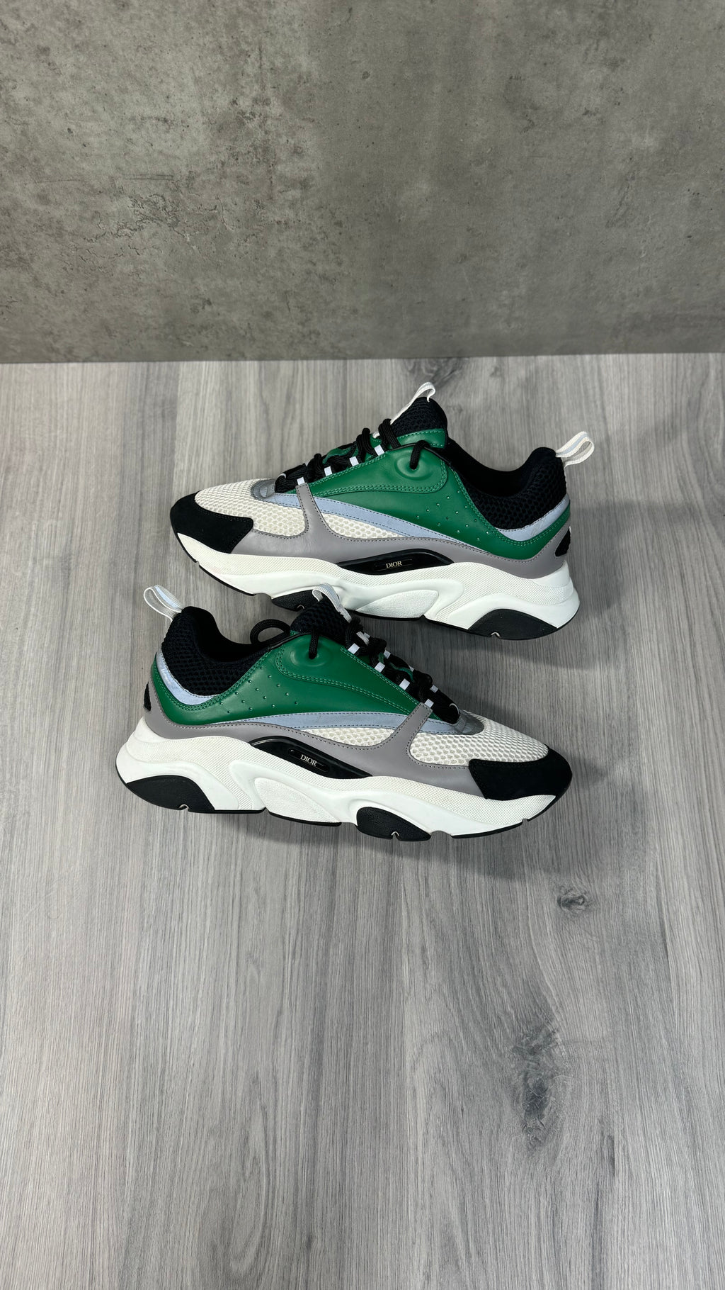 Dior B22s Green and White