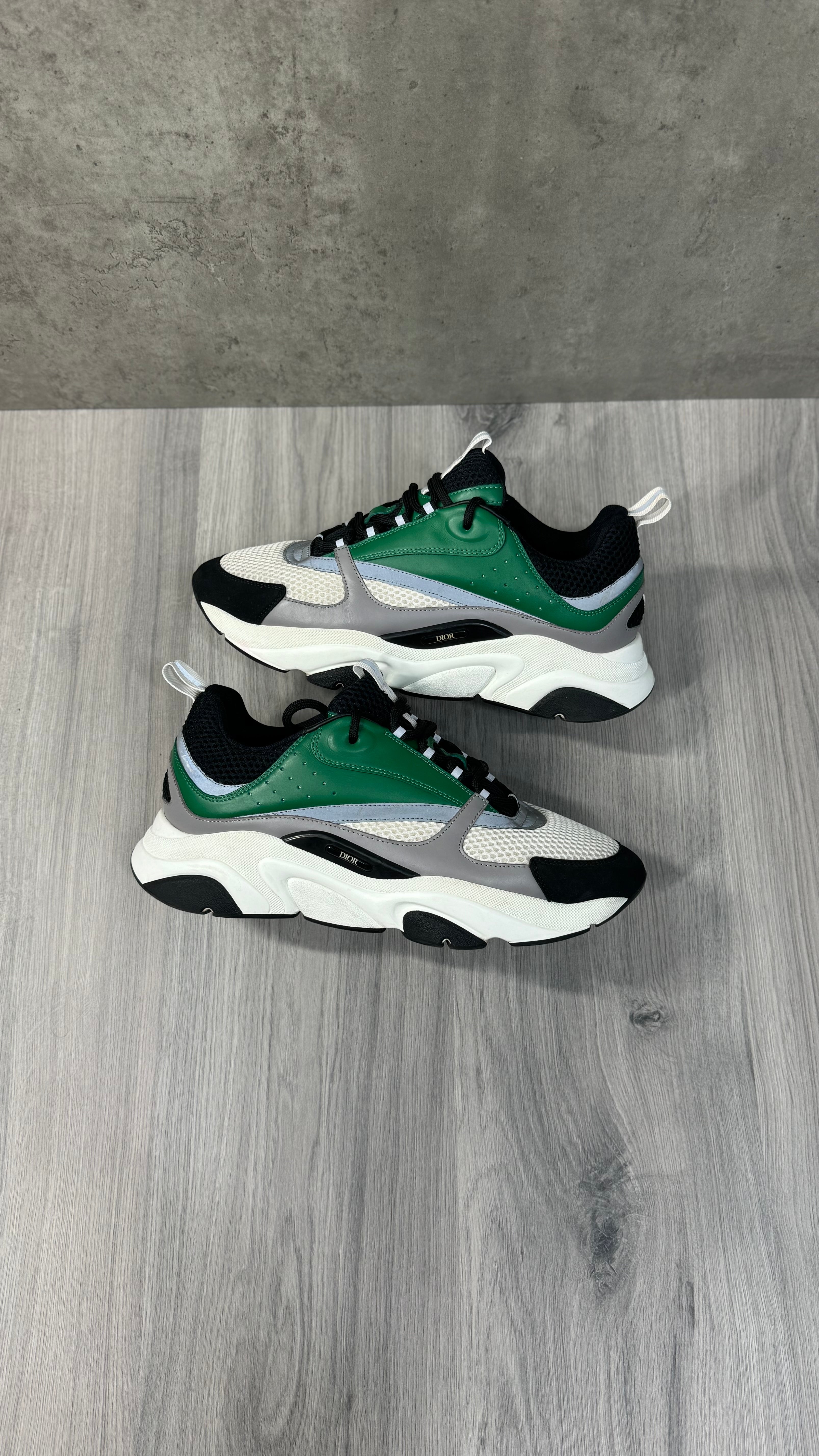 Dior B22s Green and White