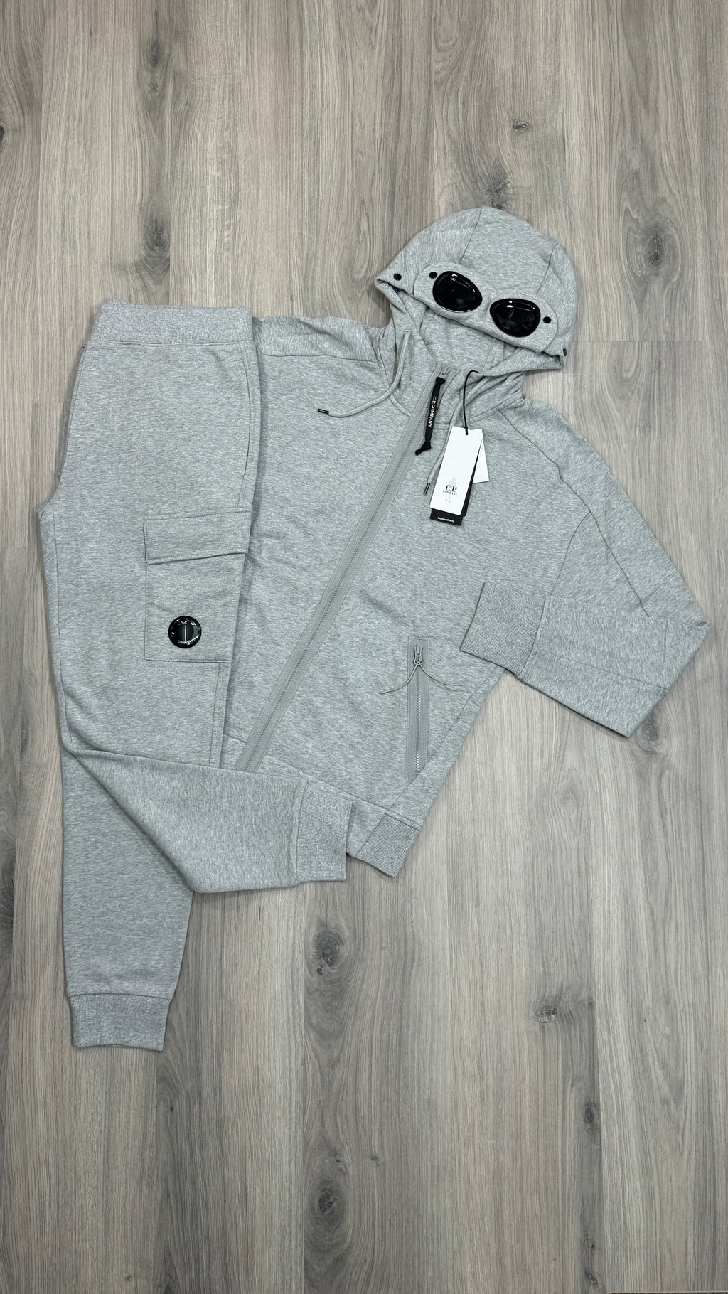 CP Company Grey Zip Up Tracksuit