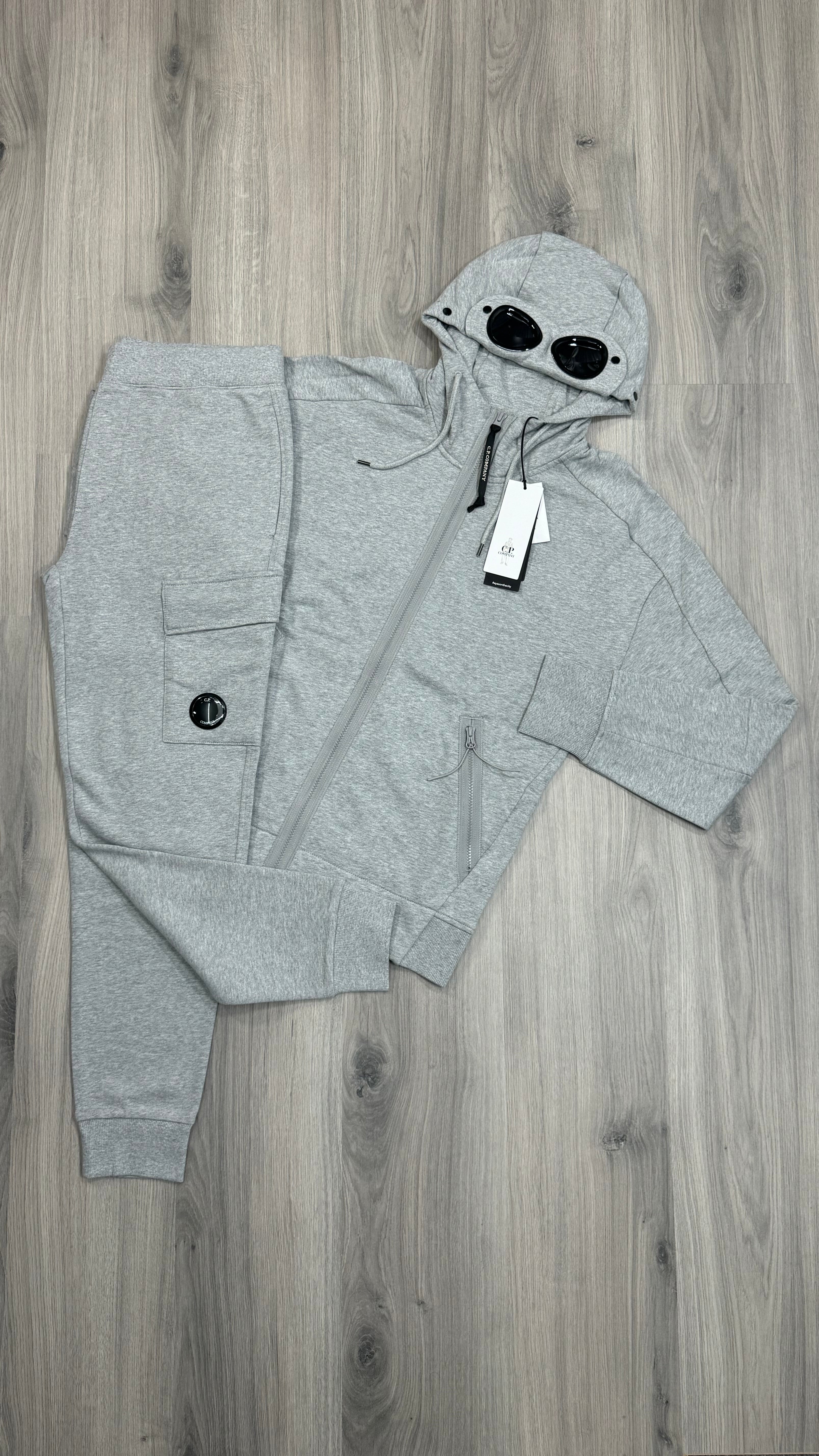 CP Company Grey Zip Up Tracksuit
