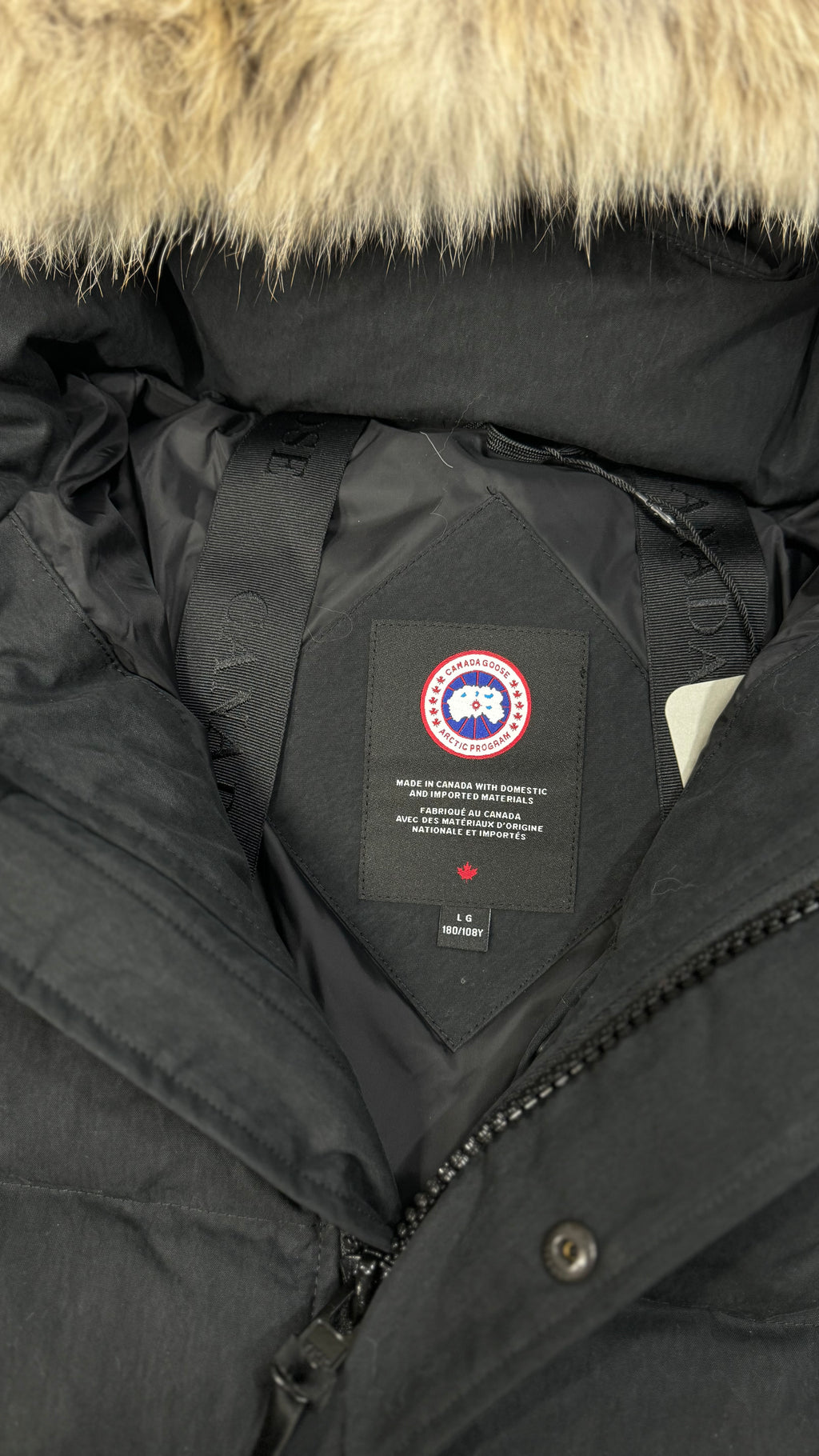 Canada Gooss Black Badge Wyndham Heritage Parka