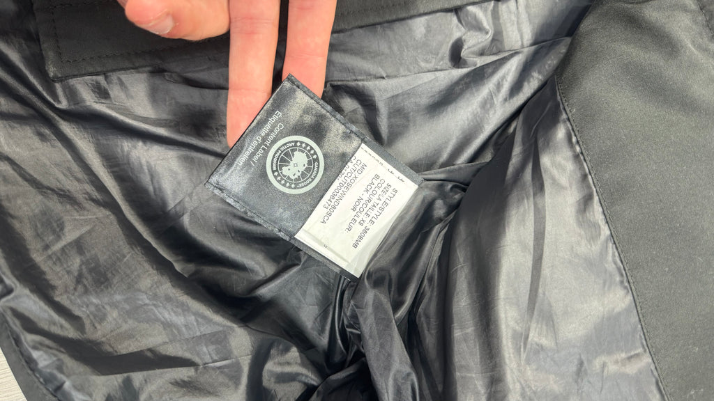 Canada Goose Black Black Badge Wyndham Parka