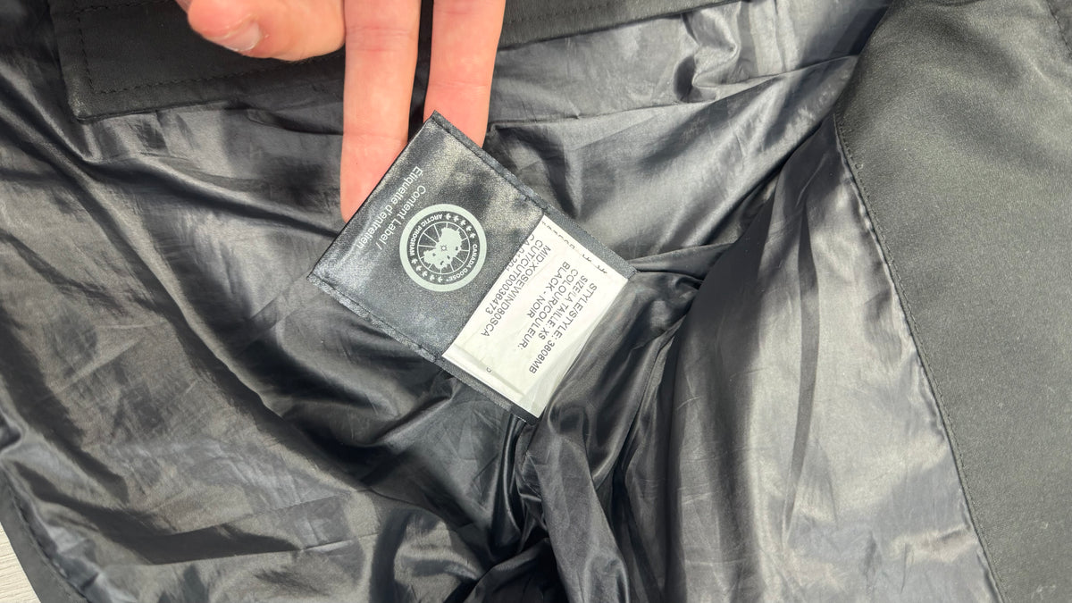 Canada Goose Black Black Badge Wyndham Parka