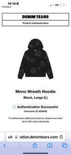 Denim Tears Black on Black Tracksuit