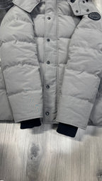 Canada Goose Coastal Grey Black Badge Wyndham Parka