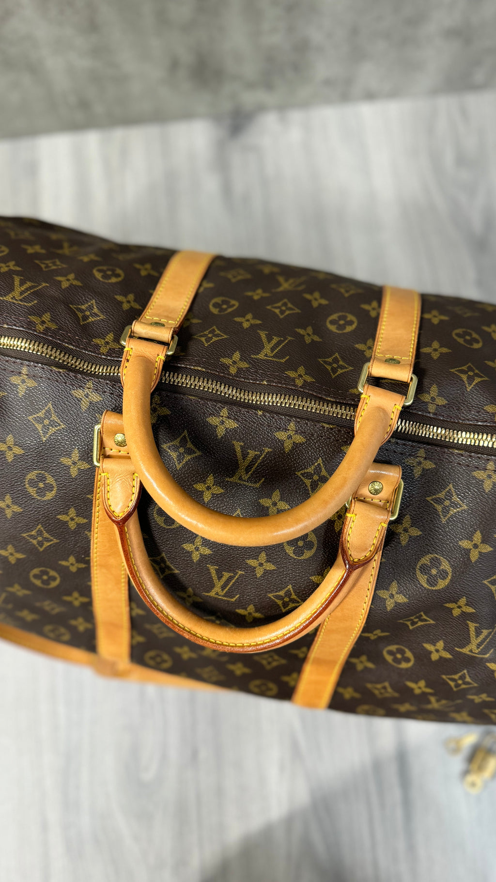 Louis Vuitton Keepall Bandoulière Brown Monogram