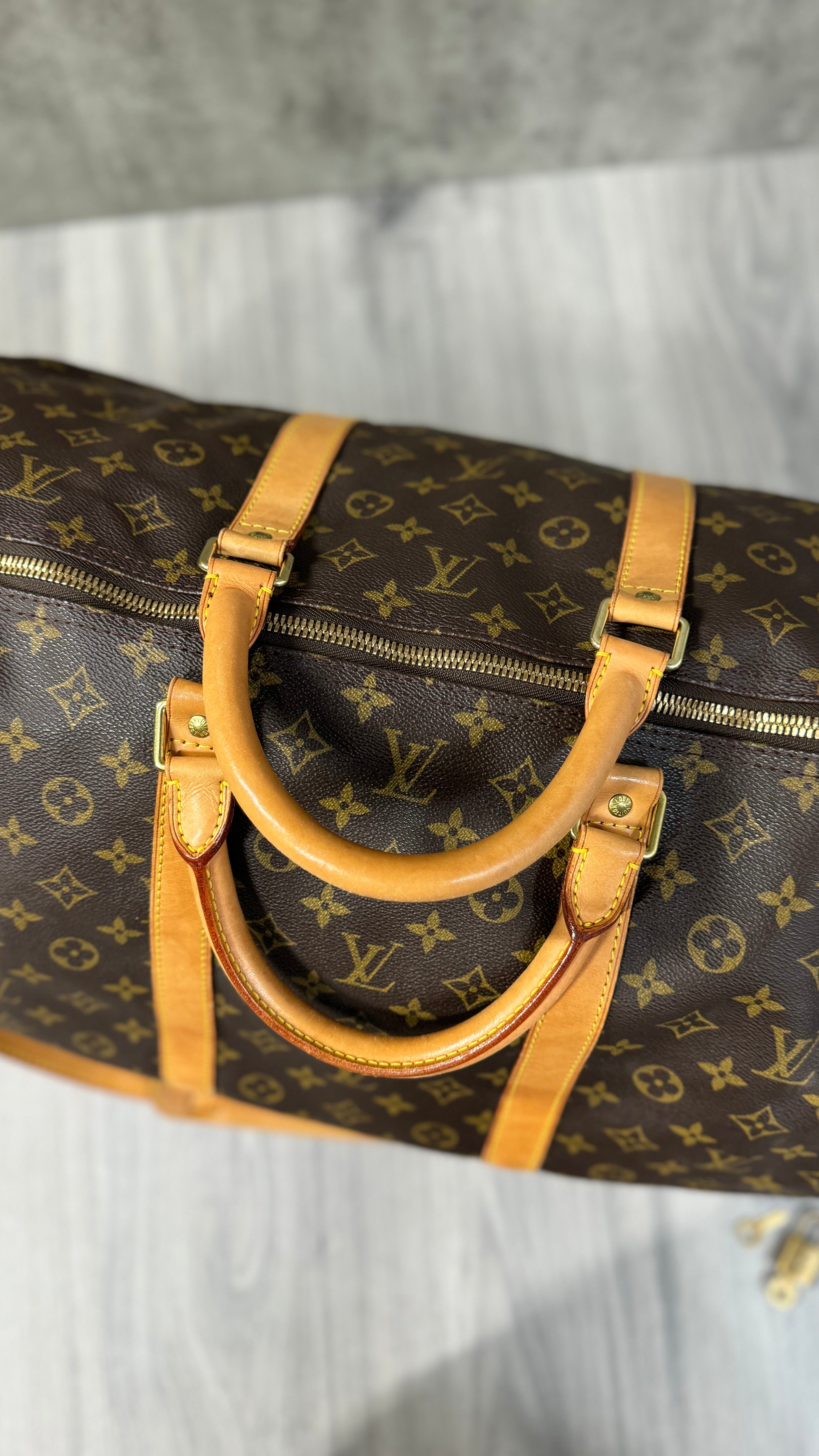 Louis Vuitton Keepall Bandoulière Brown Monogram