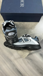 Dior B30 Blue Technical Mesh with Gray, White and Black Technical Fabric