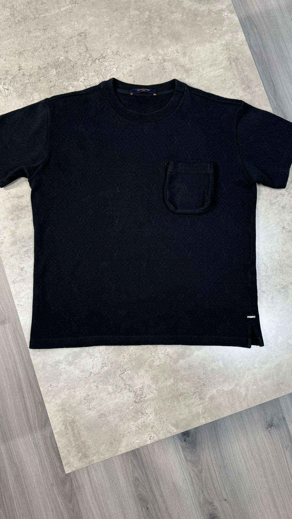 Louis Vuitton Black 3D Print T-shirt