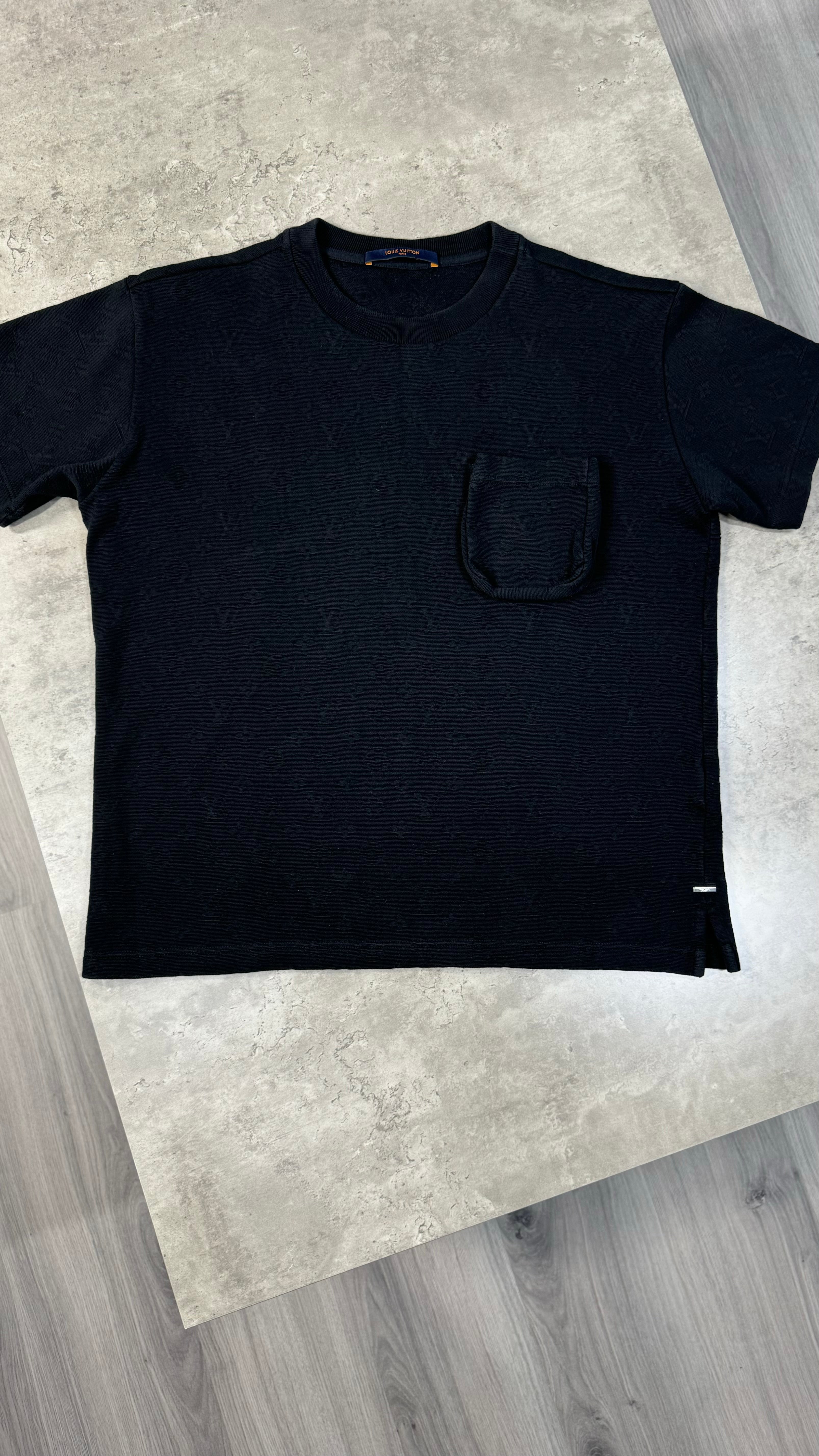 Louis Vuitton Black 3D Print T-shirt