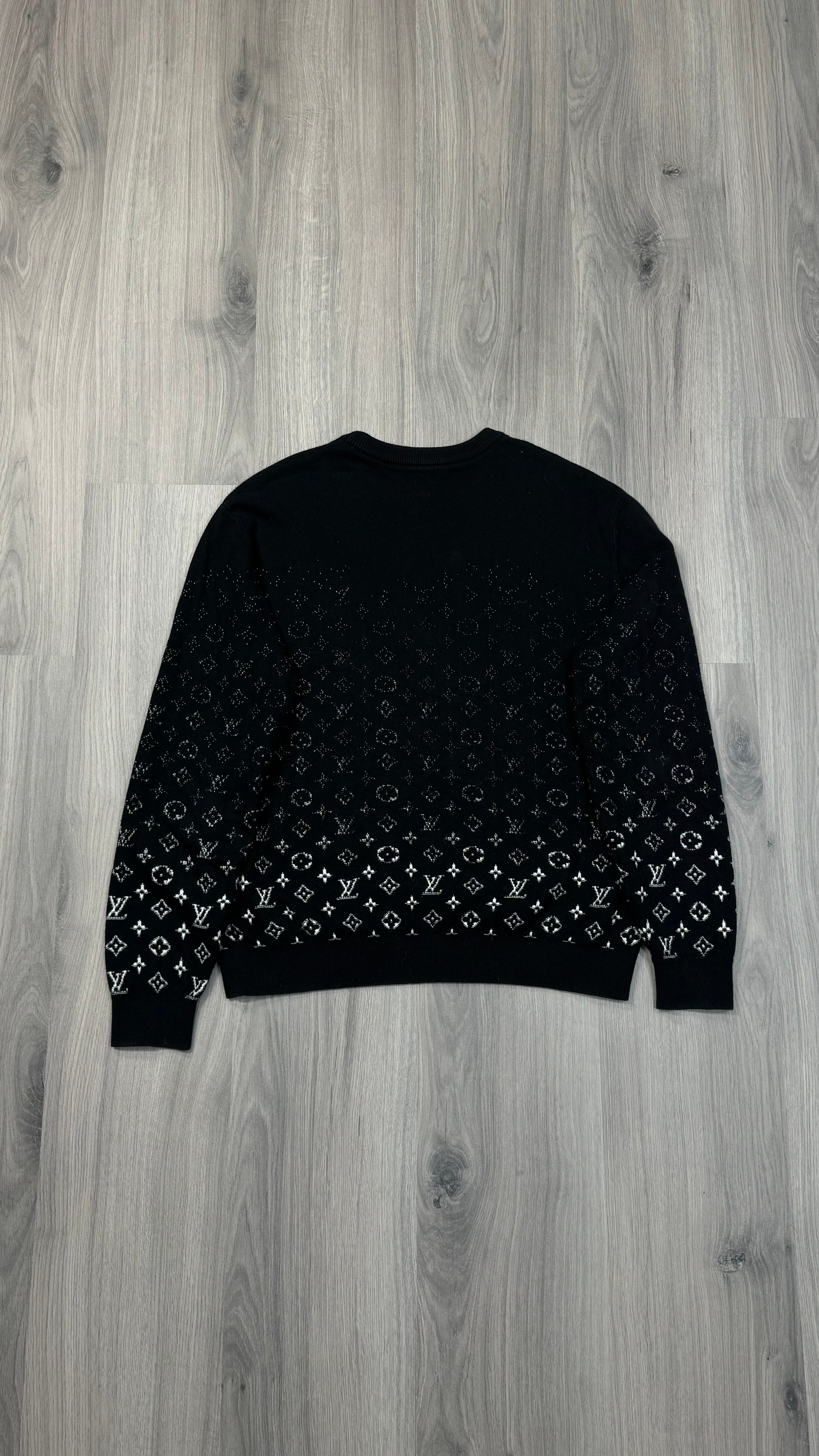 Louis Vuitton Black Gradient Sweatshirt