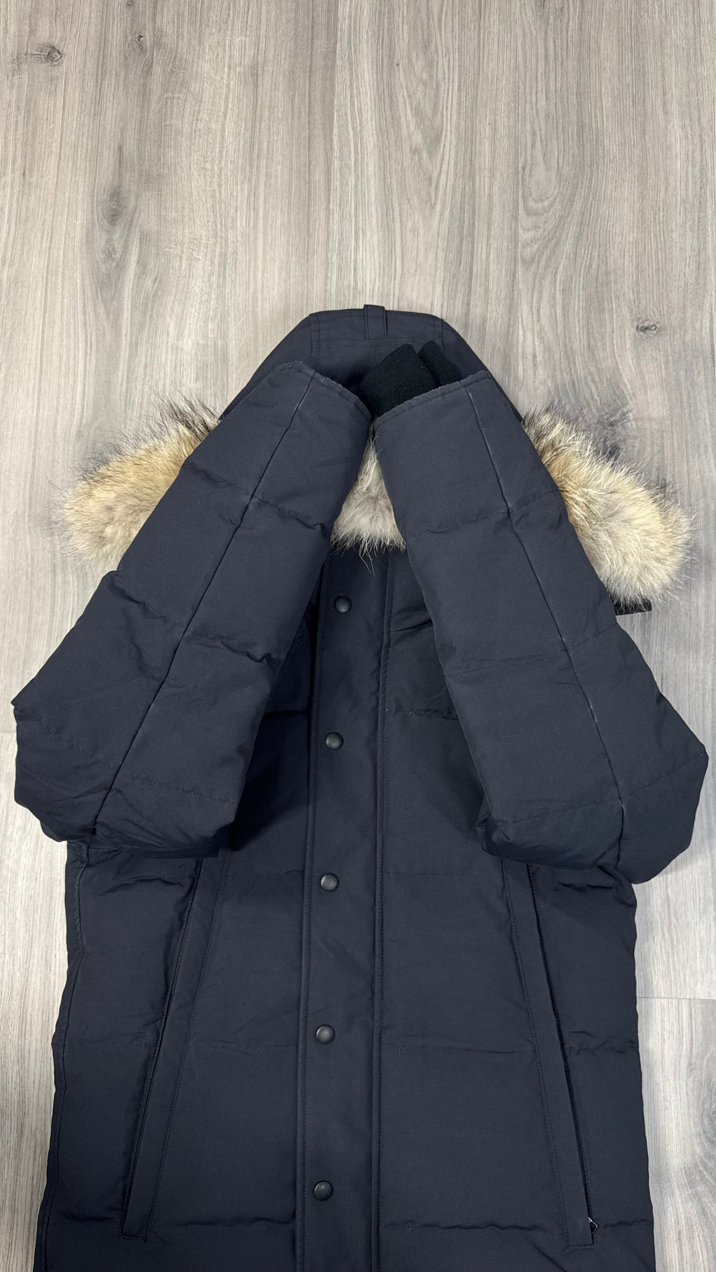 Canada Goose Marine Navy Black Badge Wyndham Parka