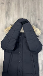 Canada Goose Marine Navy Black Badge Wyndham Parka