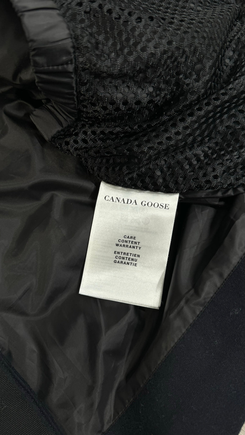 Canada Goose Atlantic Navy Wool Garson Gilet