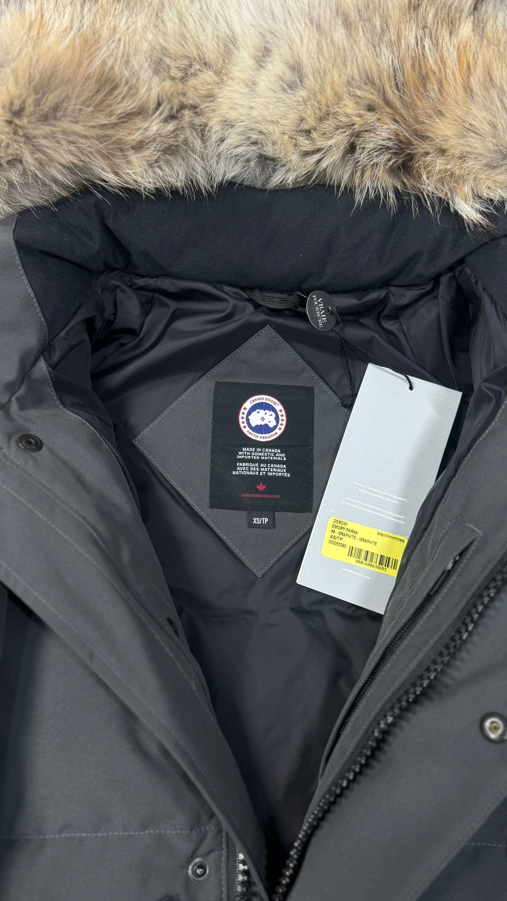 Canada Goose Graphite Grey Emory Parka