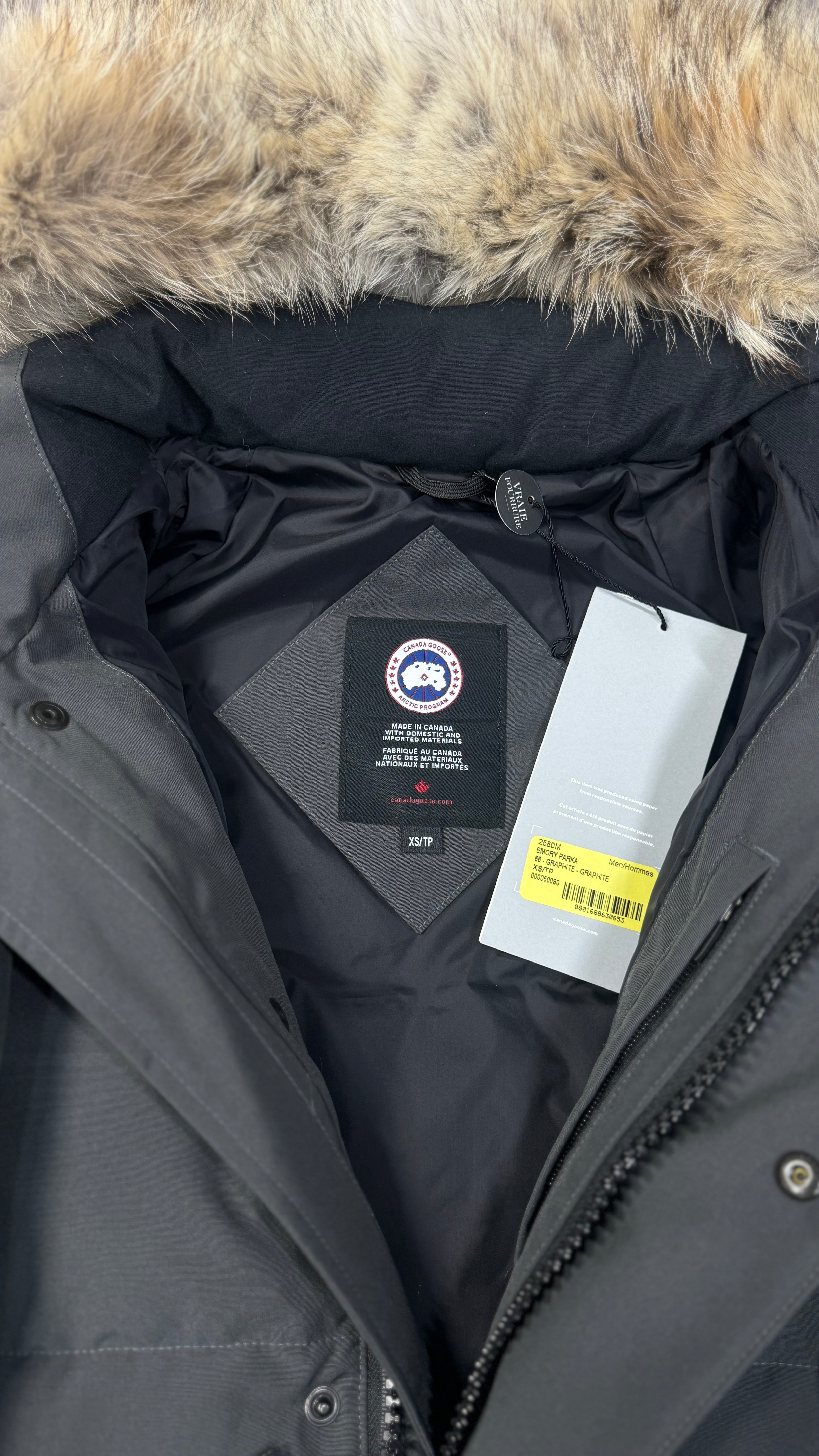 Canada Goose Graphite Grey Emory Parka