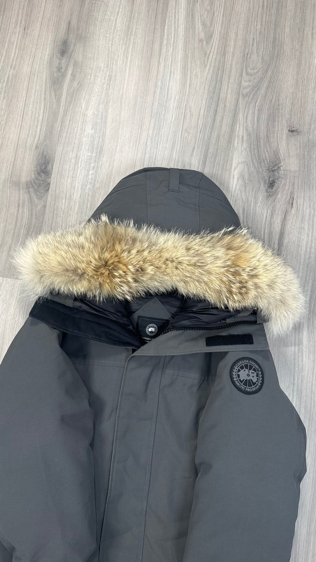Canada Goose Graphite Grey Black Badge Langford Parka