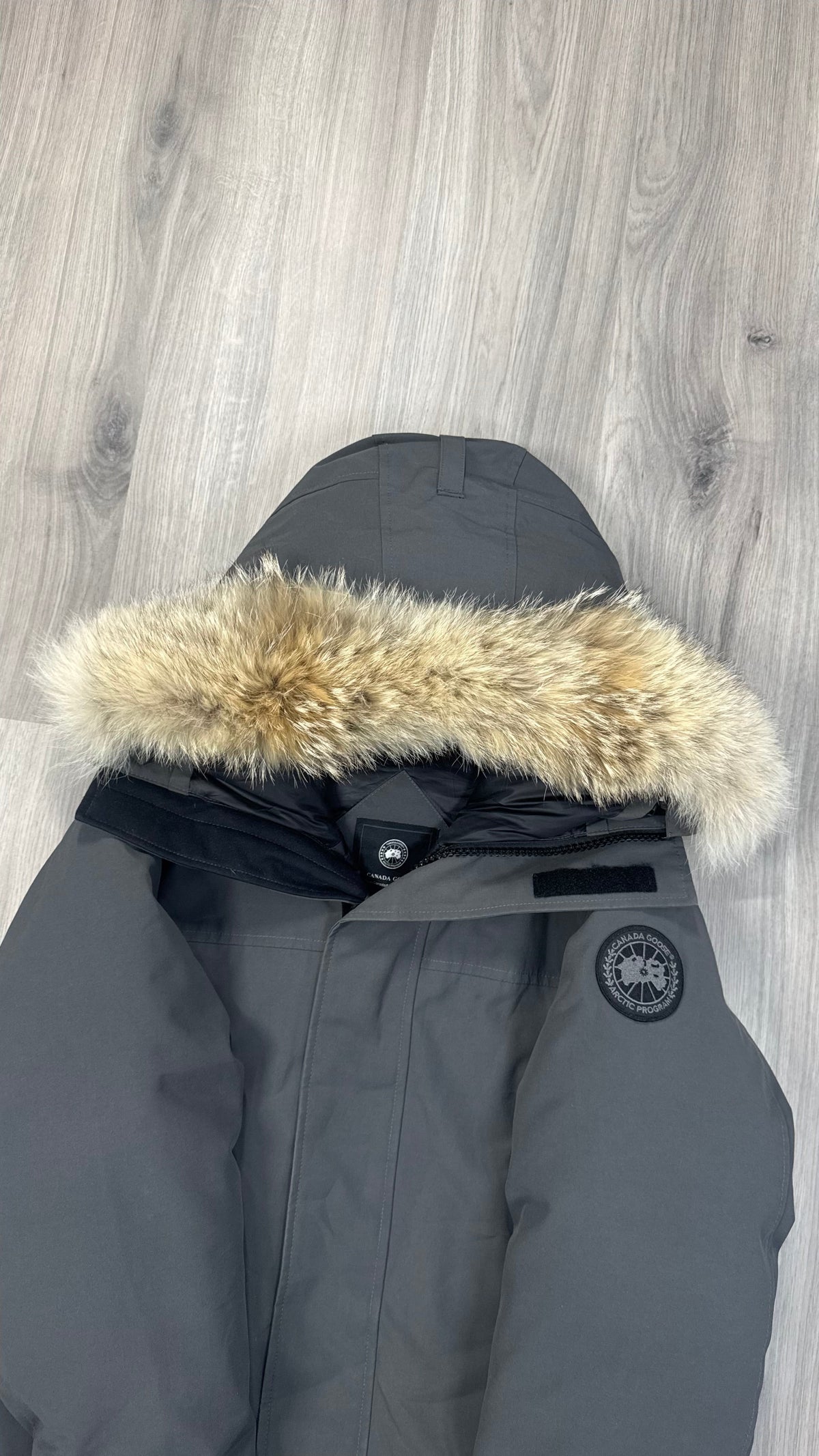 Canada Goose Graphite Grey Black Badge Langford Parka