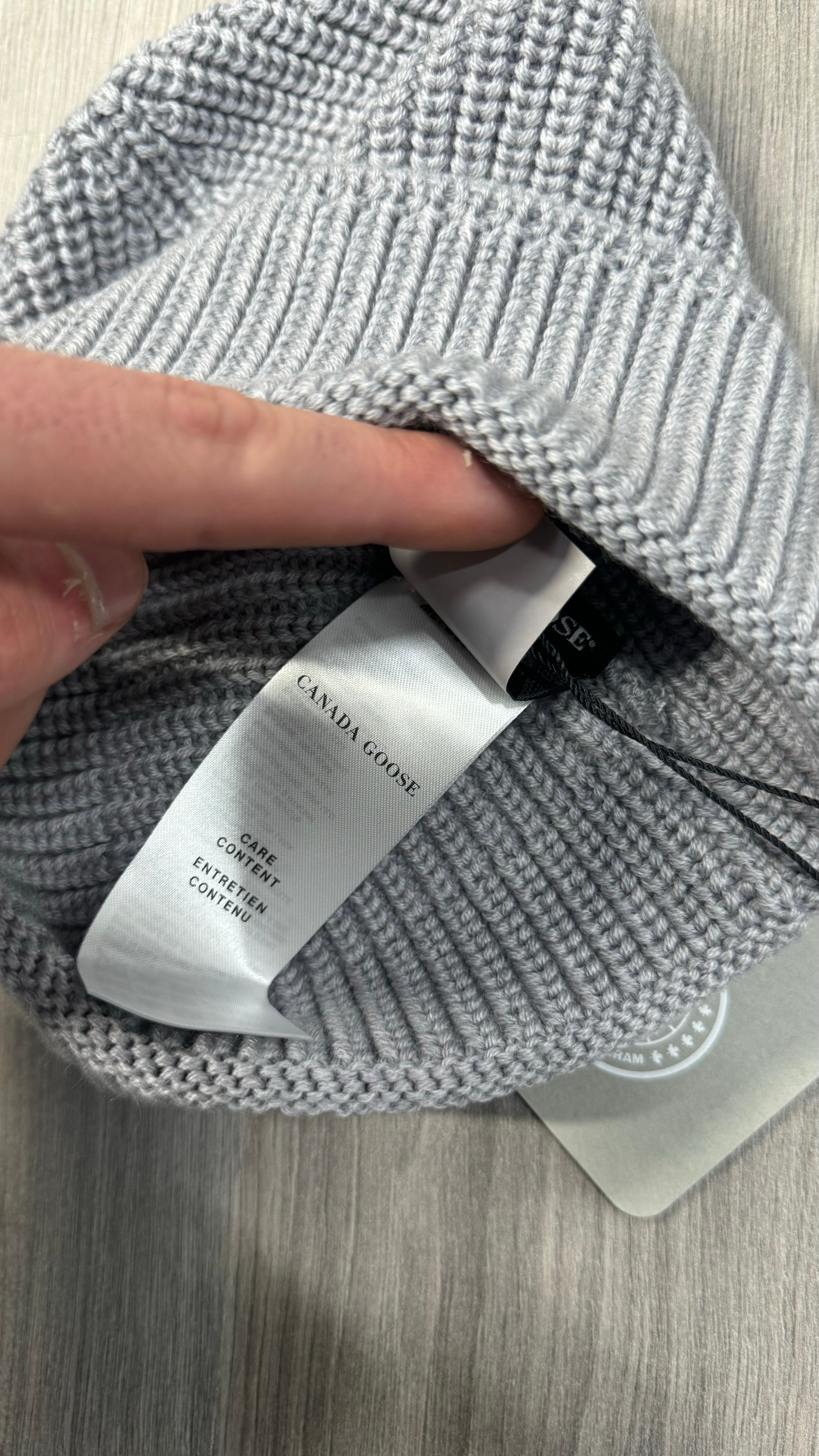 Canada Goose Grey Beanie