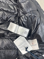 Moncler Black Gilere hooded down jacket