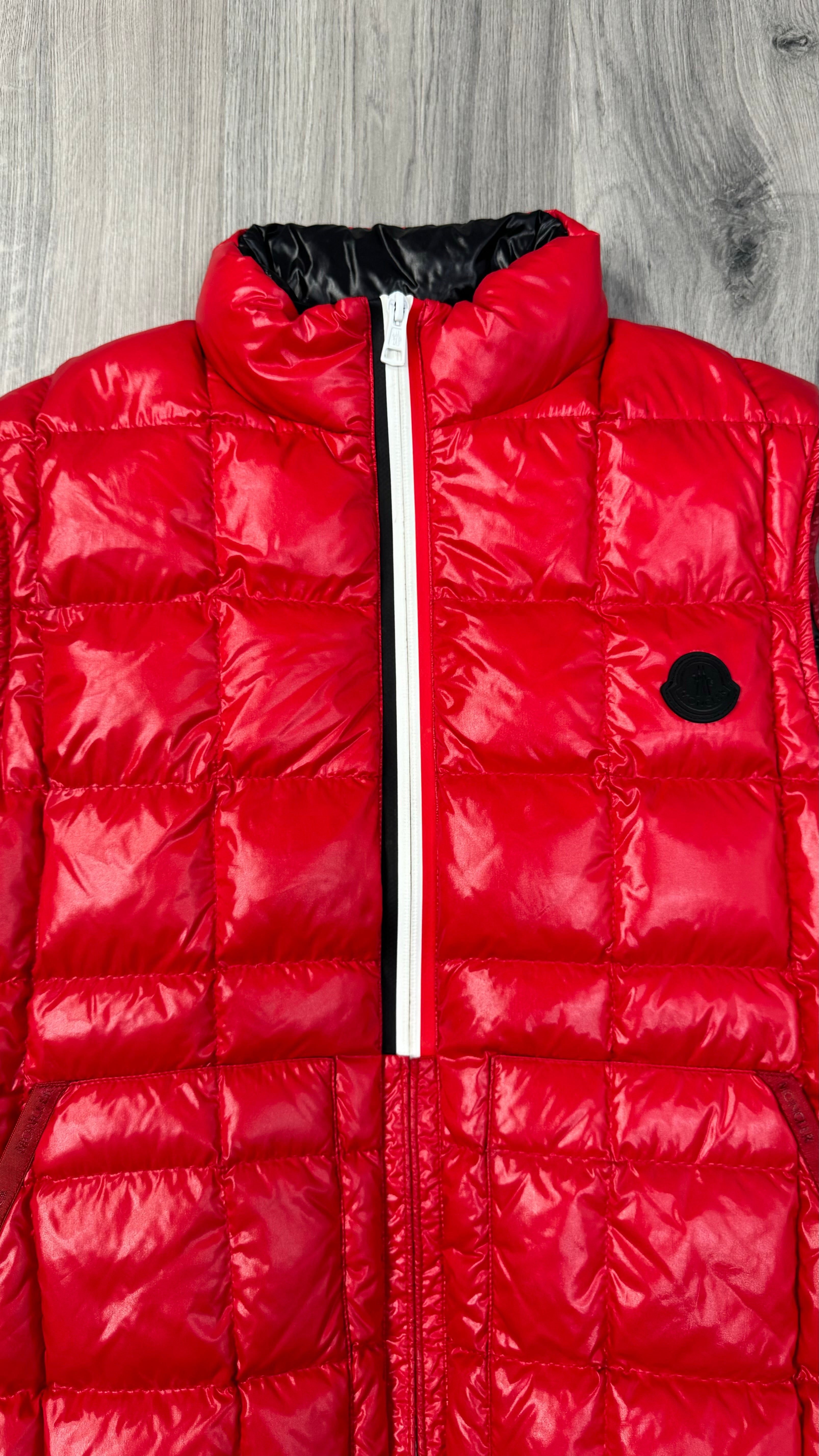 Moncler Denain Puffer Red Gilet