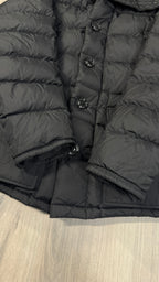Moncler Black Cluny Parka with fur