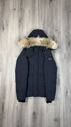 Canada Goose Marine Navy Black Badge Wyndham Parka