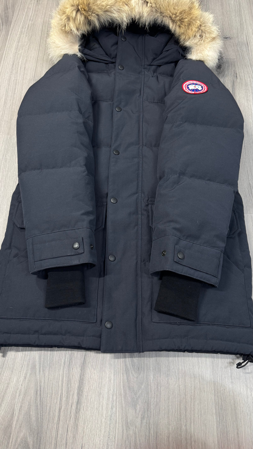 Canada Goose Marine Navy Emory Parka Size Large