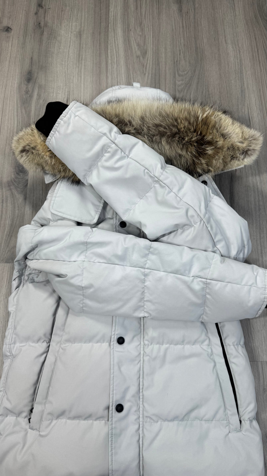 Canada Goose Silver-birch Black Badge Wyndham Parka