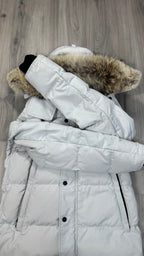 Canada Goose Silver-birch Black Badge Wyndham Parka