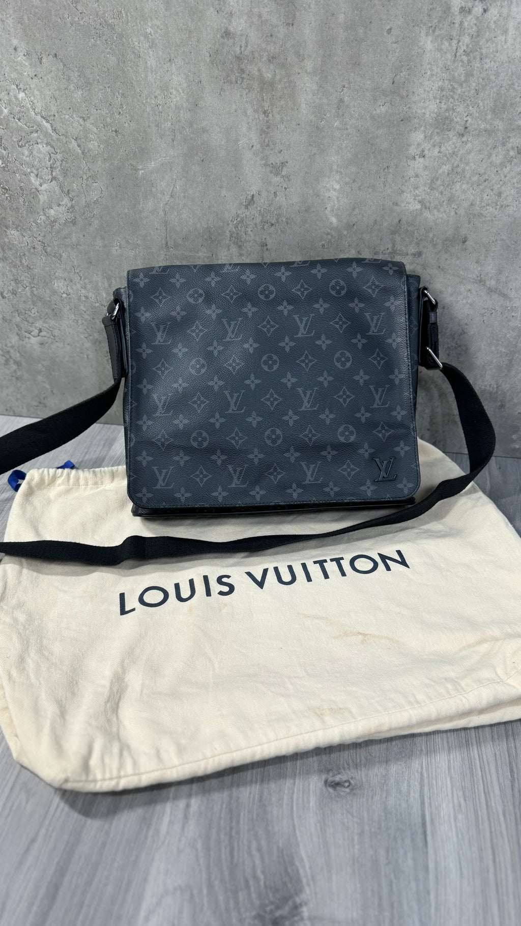 Louis Vuitton Black District Bag MM