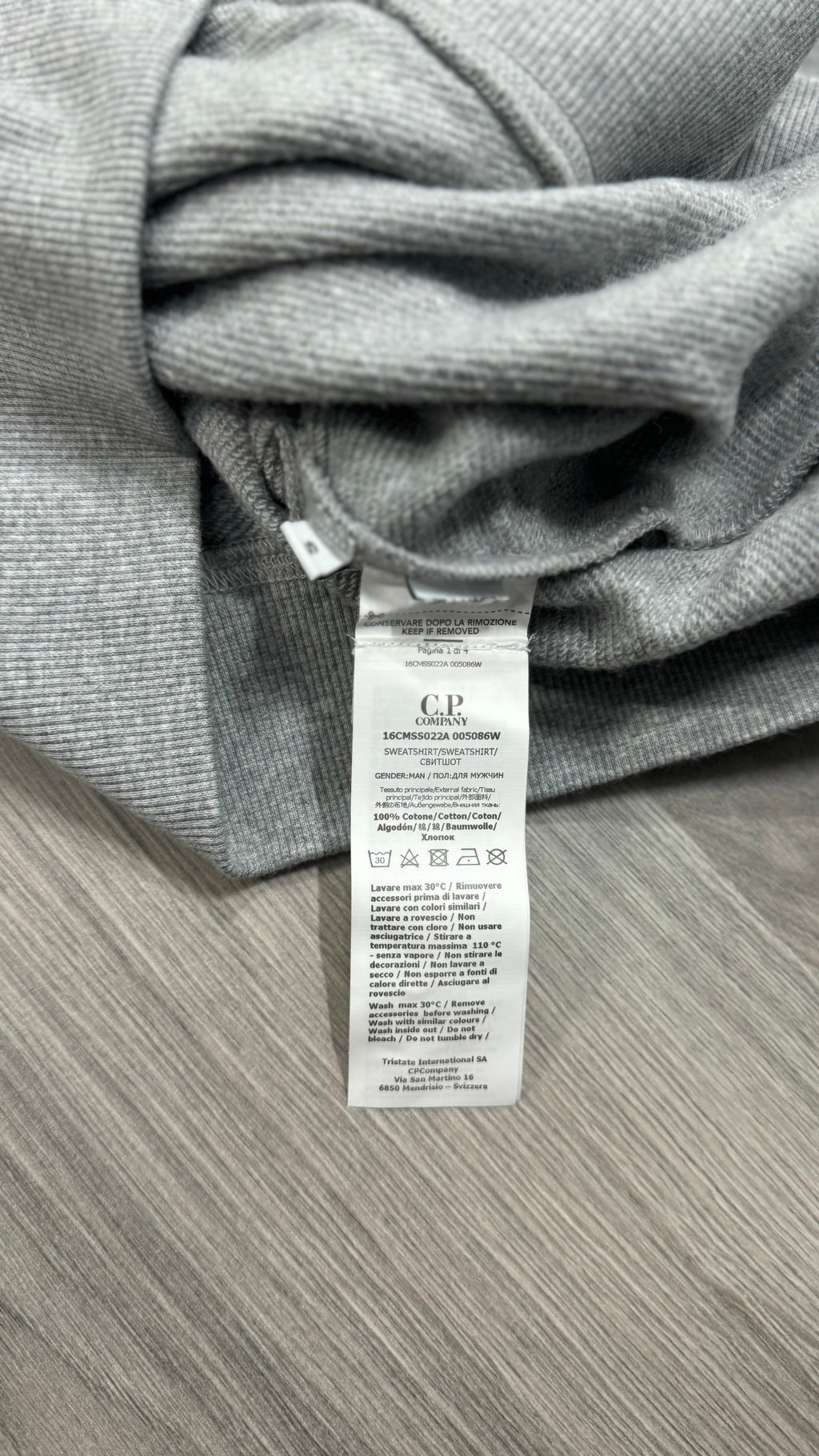 CP Company Grey Sweatshirt Tracksuit
