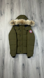 Canada Goose Khaki Wyndham Parka
