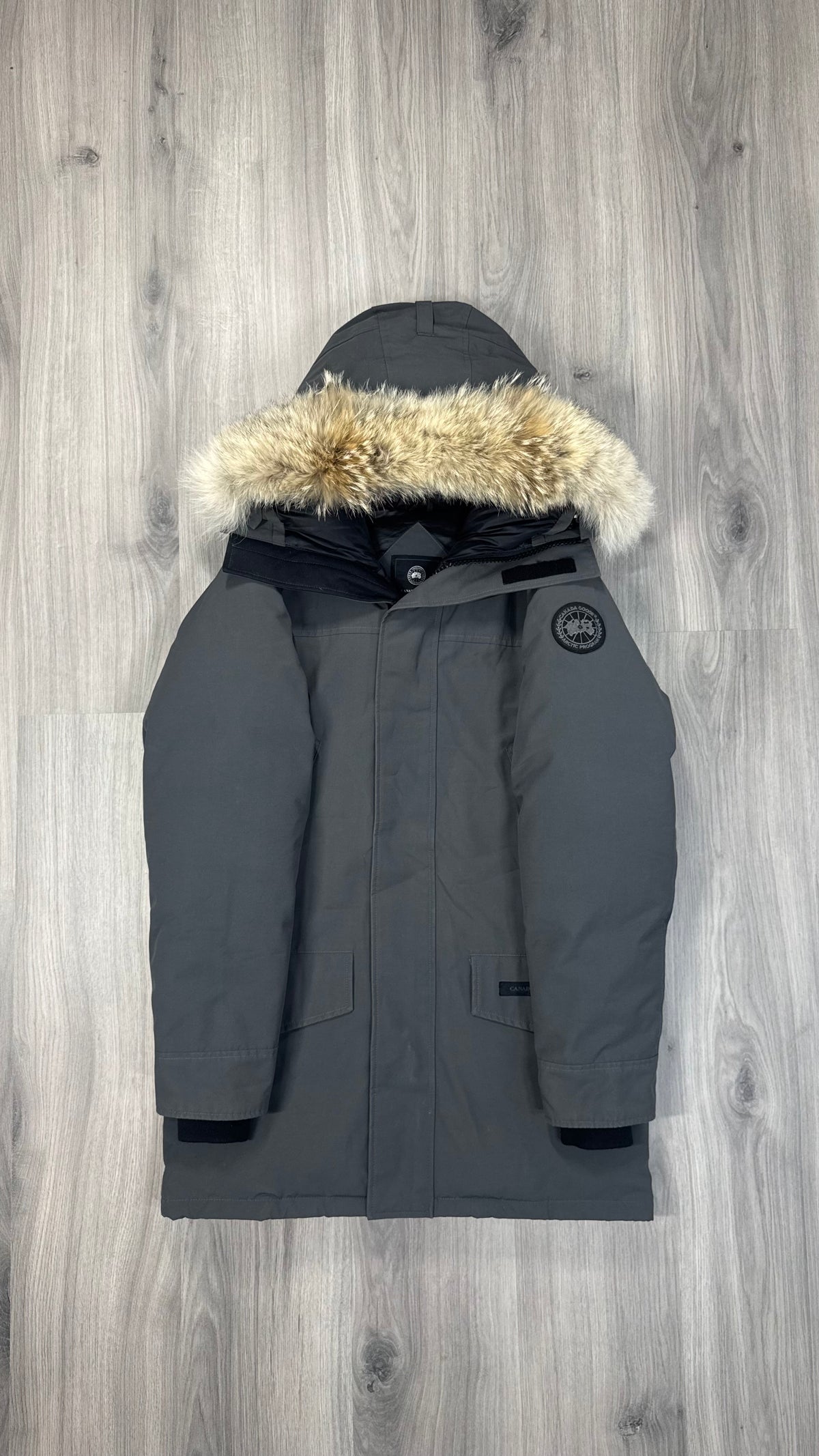 Canada Goose Graphite Grey Black Badge Langford Parka
