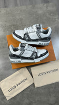 Louis Vuitton Grey Denim Trainers