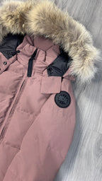 Canada Goose Women’s Twilight Mauve Black Badge Chelsea Parka