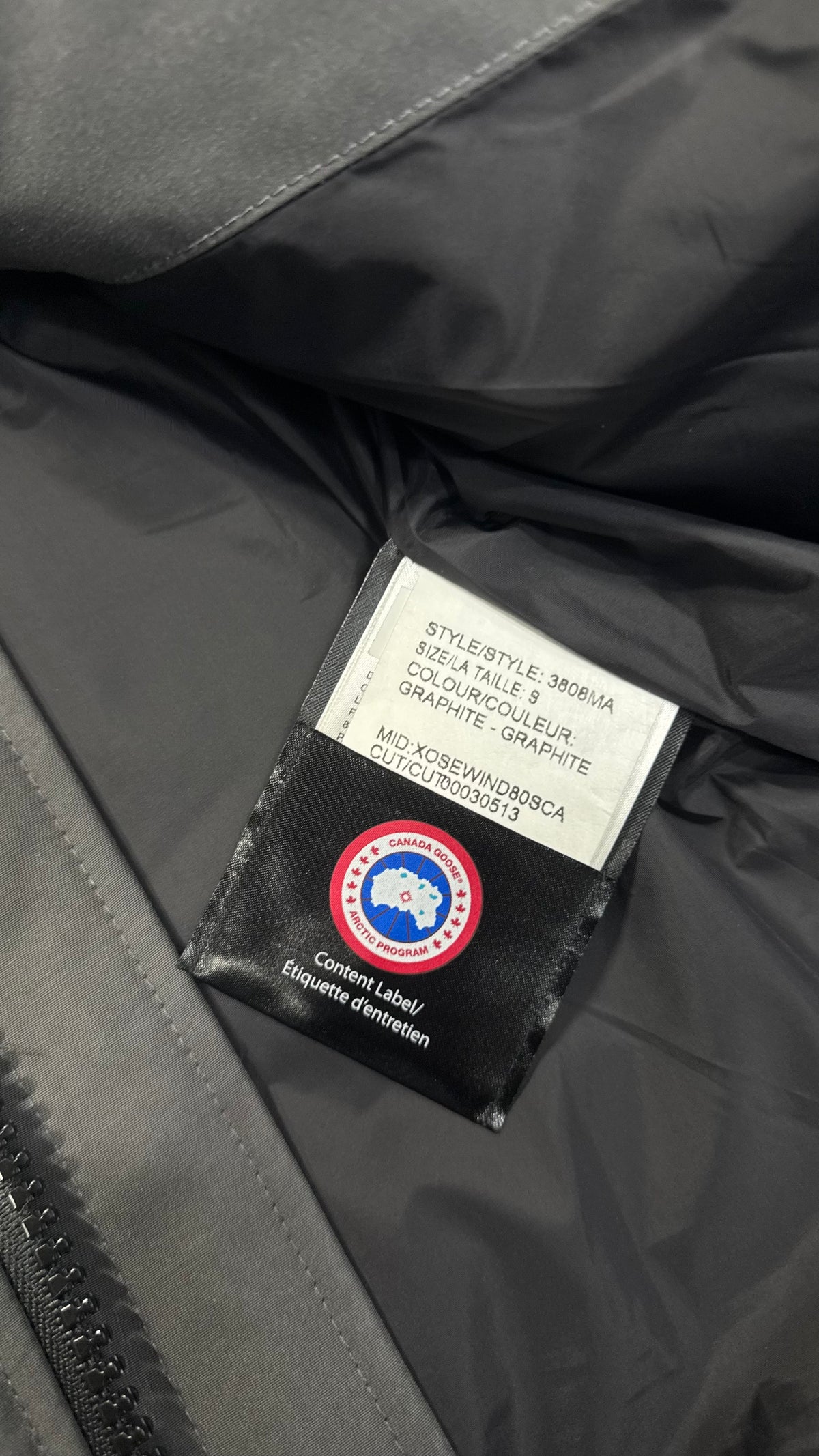 Canada Goose Graphite Grey Wyndham Parka