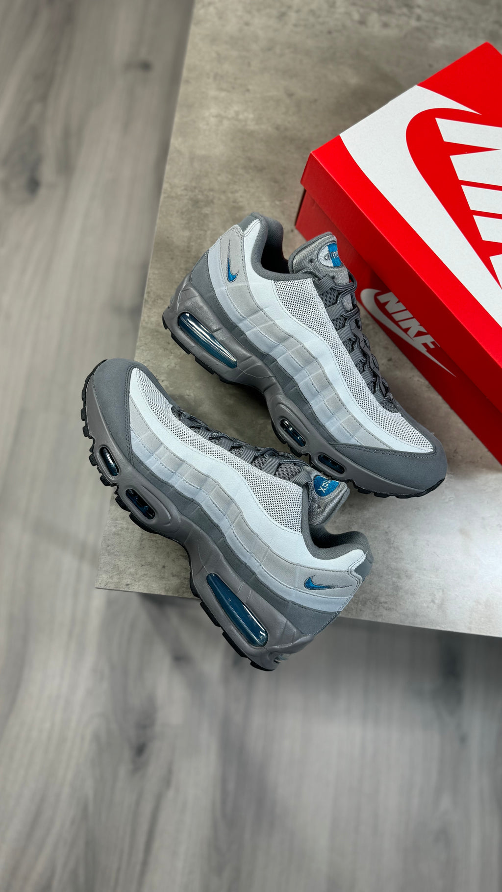 Nike Air Max 95s Smoke Grey Blue