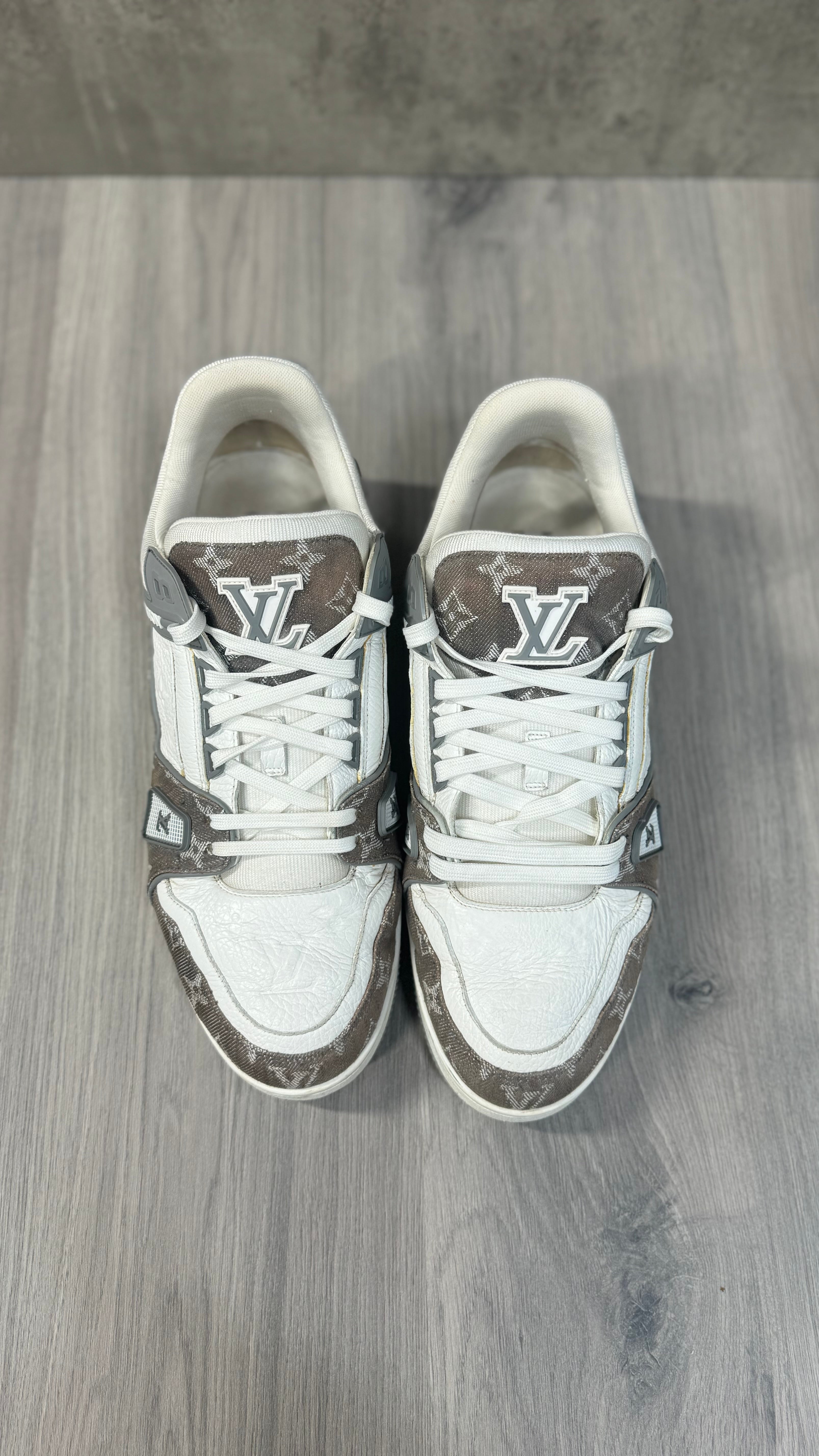 Louis Vuitton Grey Denim Trainers