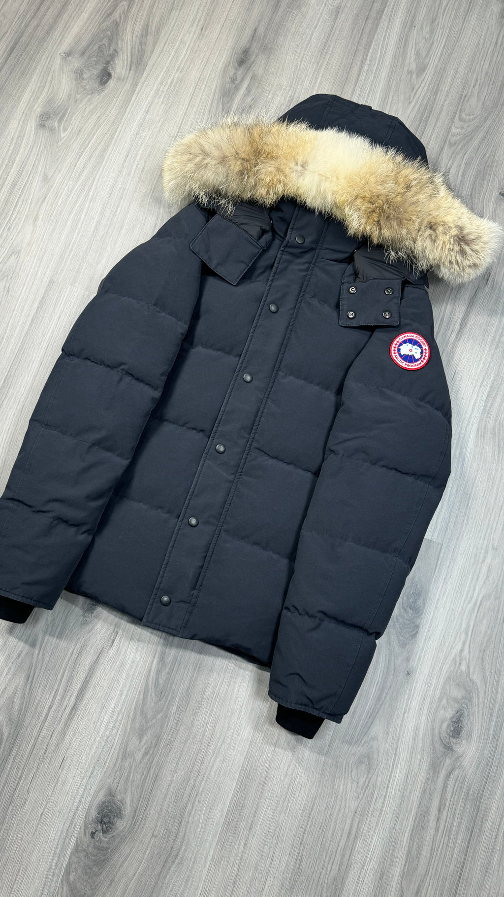 Canada Goose Marine Navy Wyndham Parka