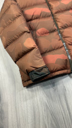 Moncler Tan / Organe Maya Short Down Jacket