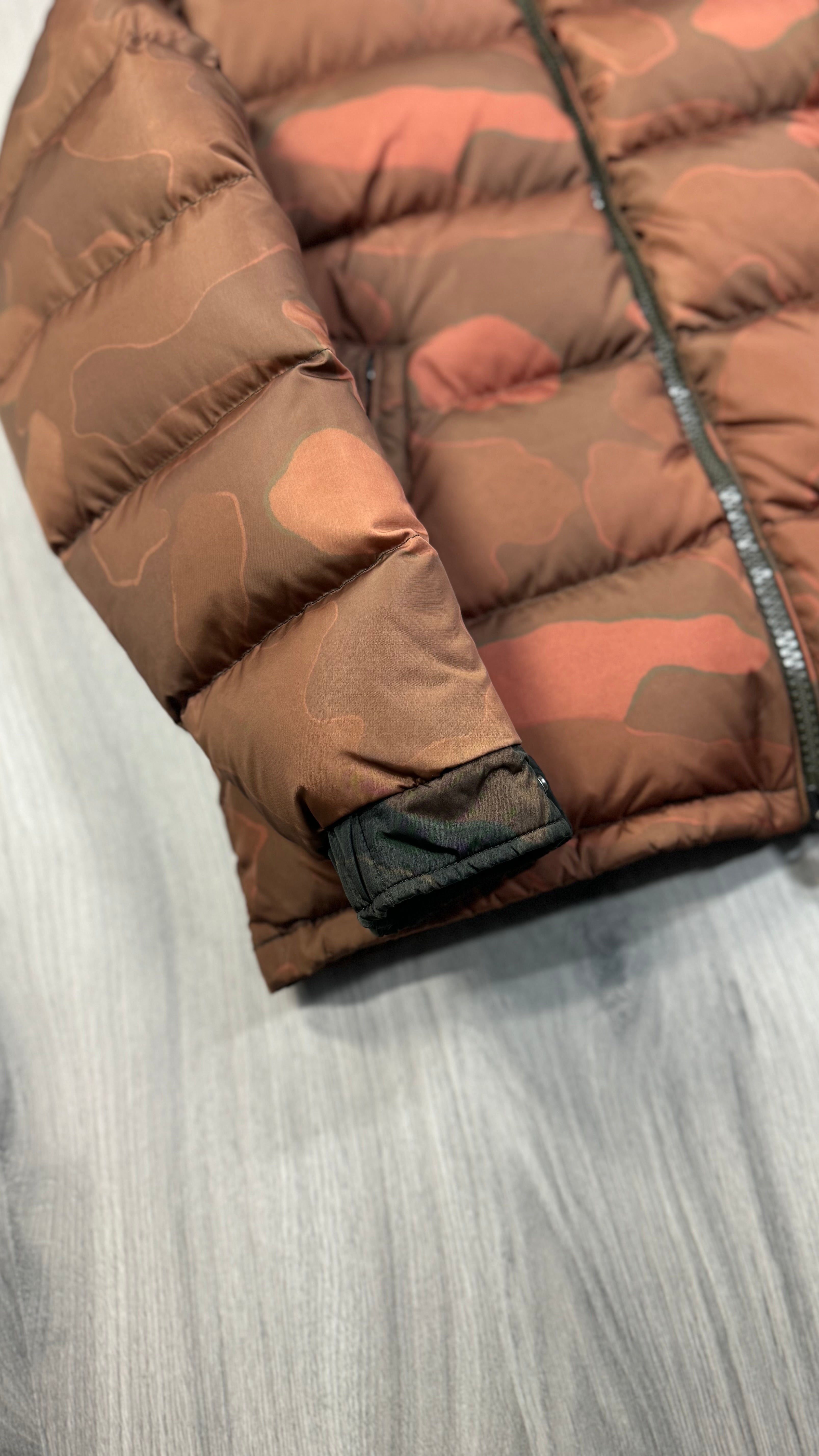 Moncler Tan / Organe Maya Short Down Jacket
