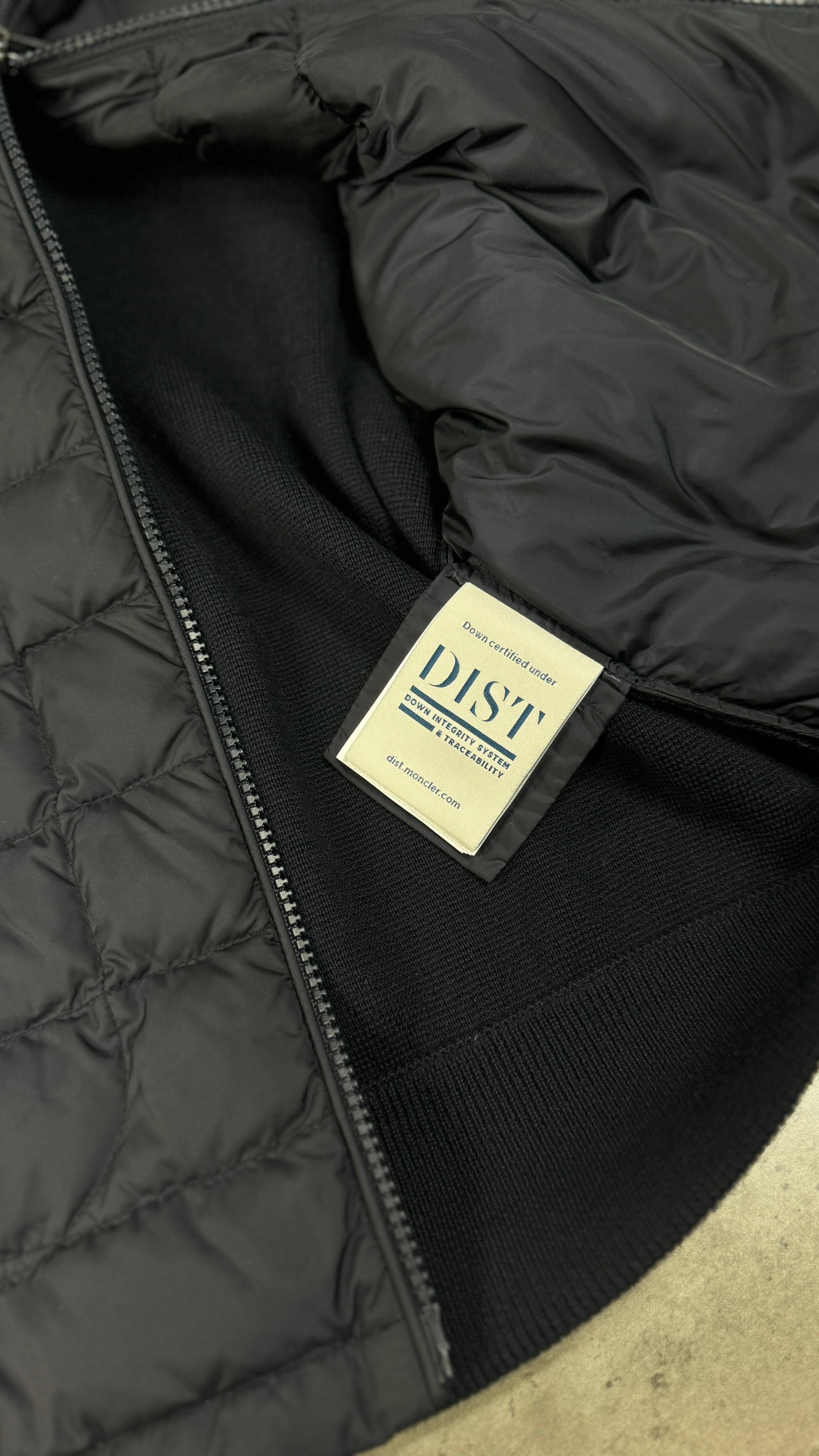Moncler Navy Zip Up Cardigan Jacket