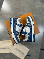 Louis Vuitton Blue Denim Trainers