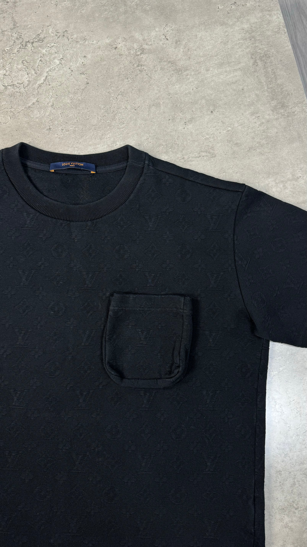 Louis Vuitton Black 3D Print T-shirt