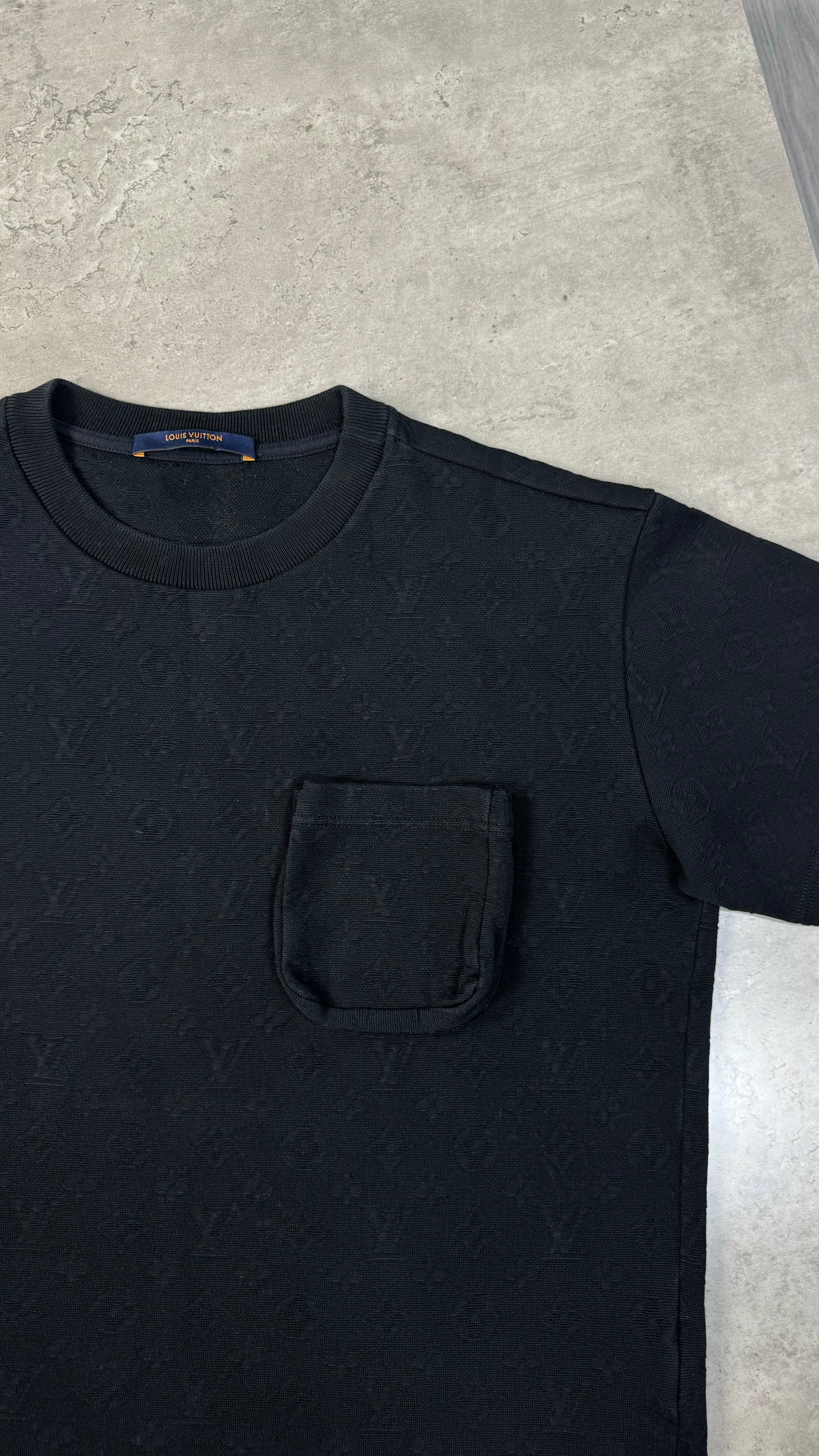 Louis Vuitton Black 3D Print T-shirt