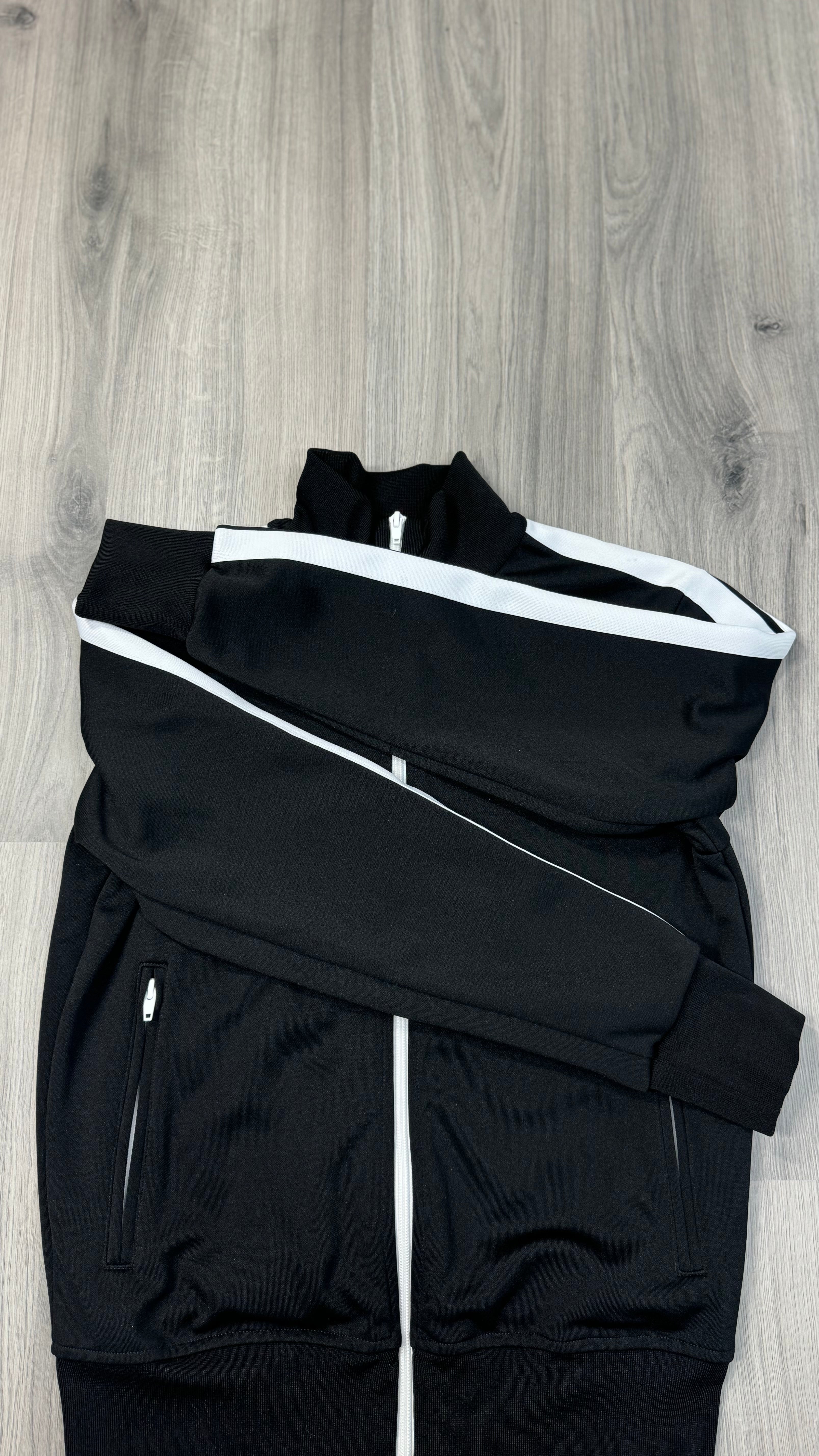 Palm Angles Black and White Track Jacket