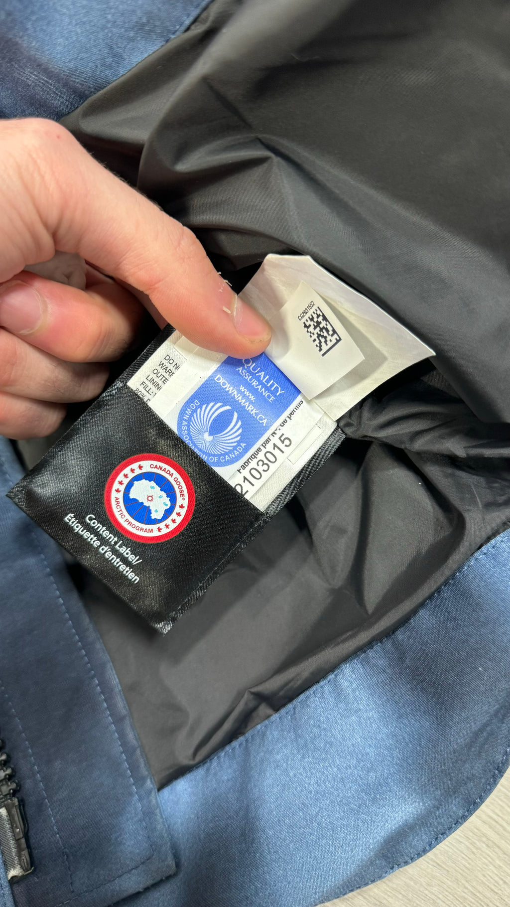 Canada Goose Abstract Blue Freestyle Gilet
